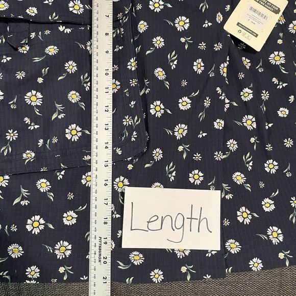NEW‎ Duluth Trading Heirloom Gardening Skort w/ Belt Bag Blue Floral X-Large XL - Picture 8 of 13